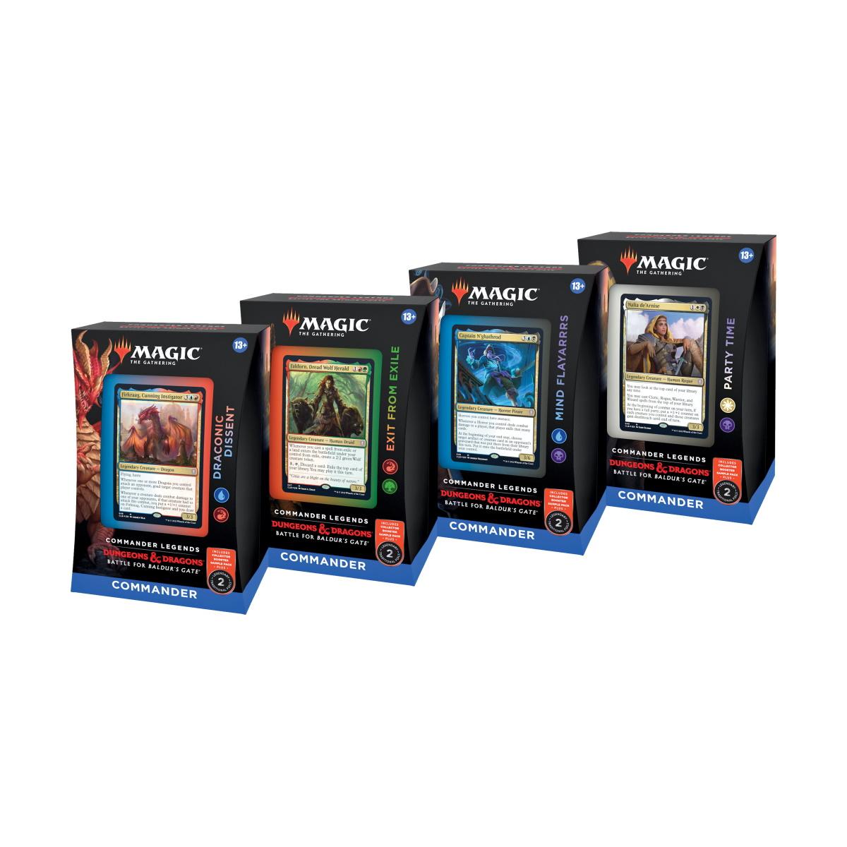 Commander Legends Battle For Baldurs Gate Commander Set Of 4 Decks